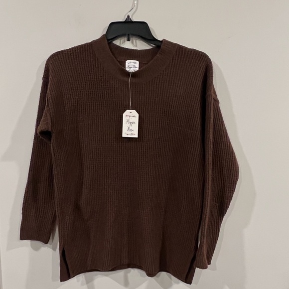 Hippie Rose Juniors Waffle-Knit Thermal Tunic Sweater - Picture 6 of 8